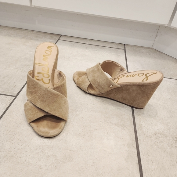 Sam Edelman Raya Nahla wedge slip on sandals - Picture 5 of 6